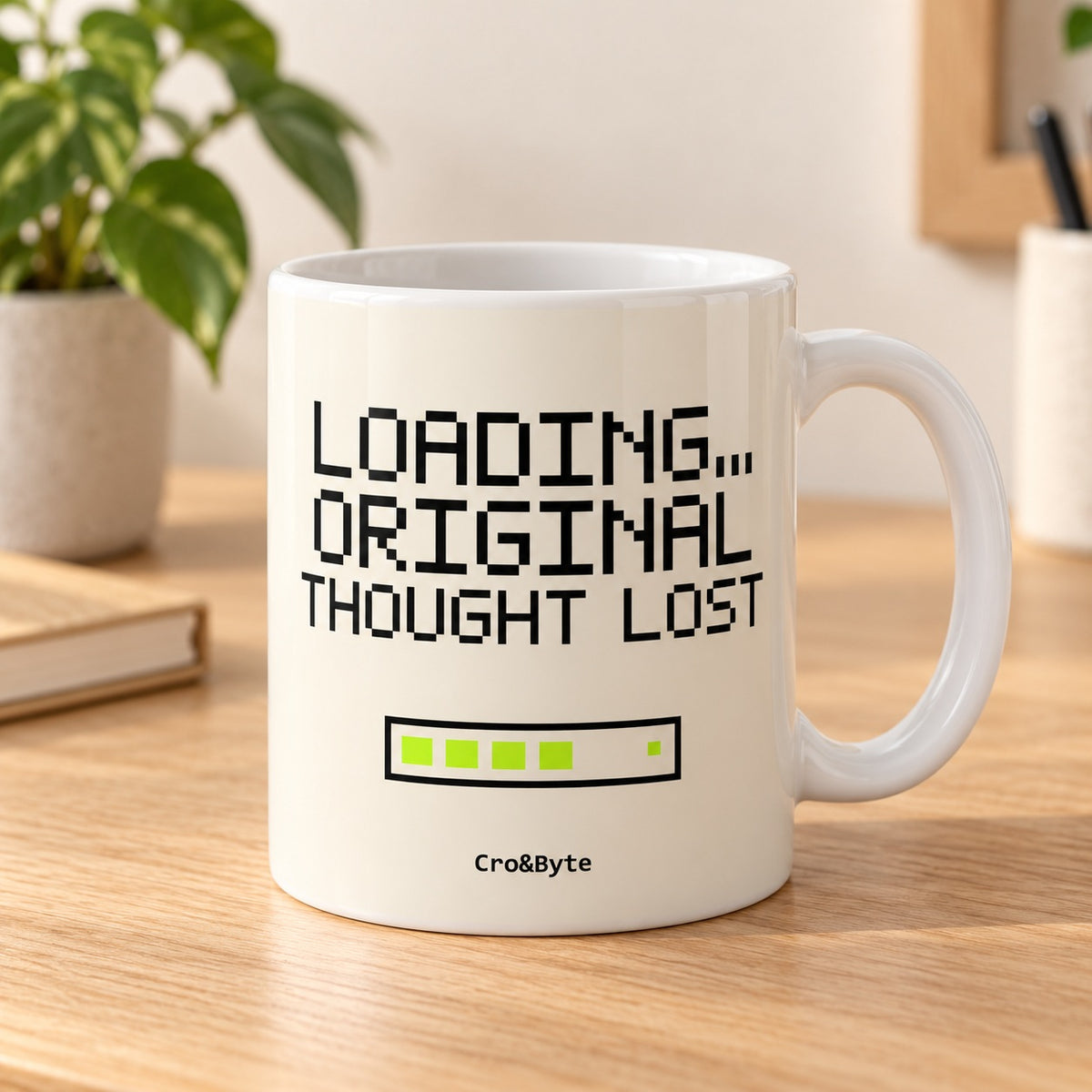 Loading… Original Thought Lost — Cream artwork preview for mug
