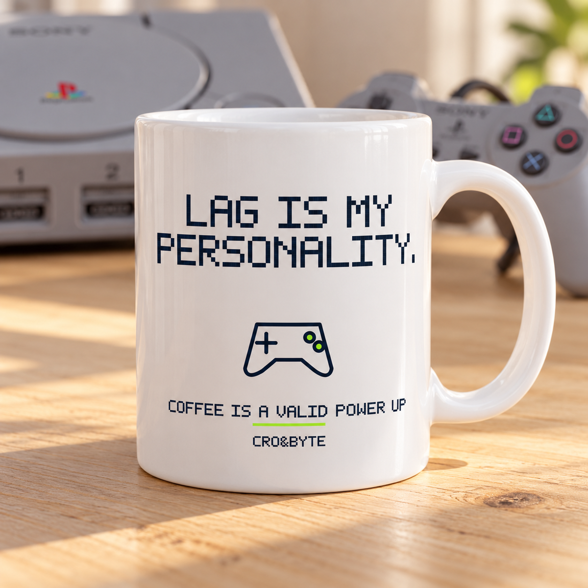 Lag Is My Personality — Mug — White individual lifestyle photo