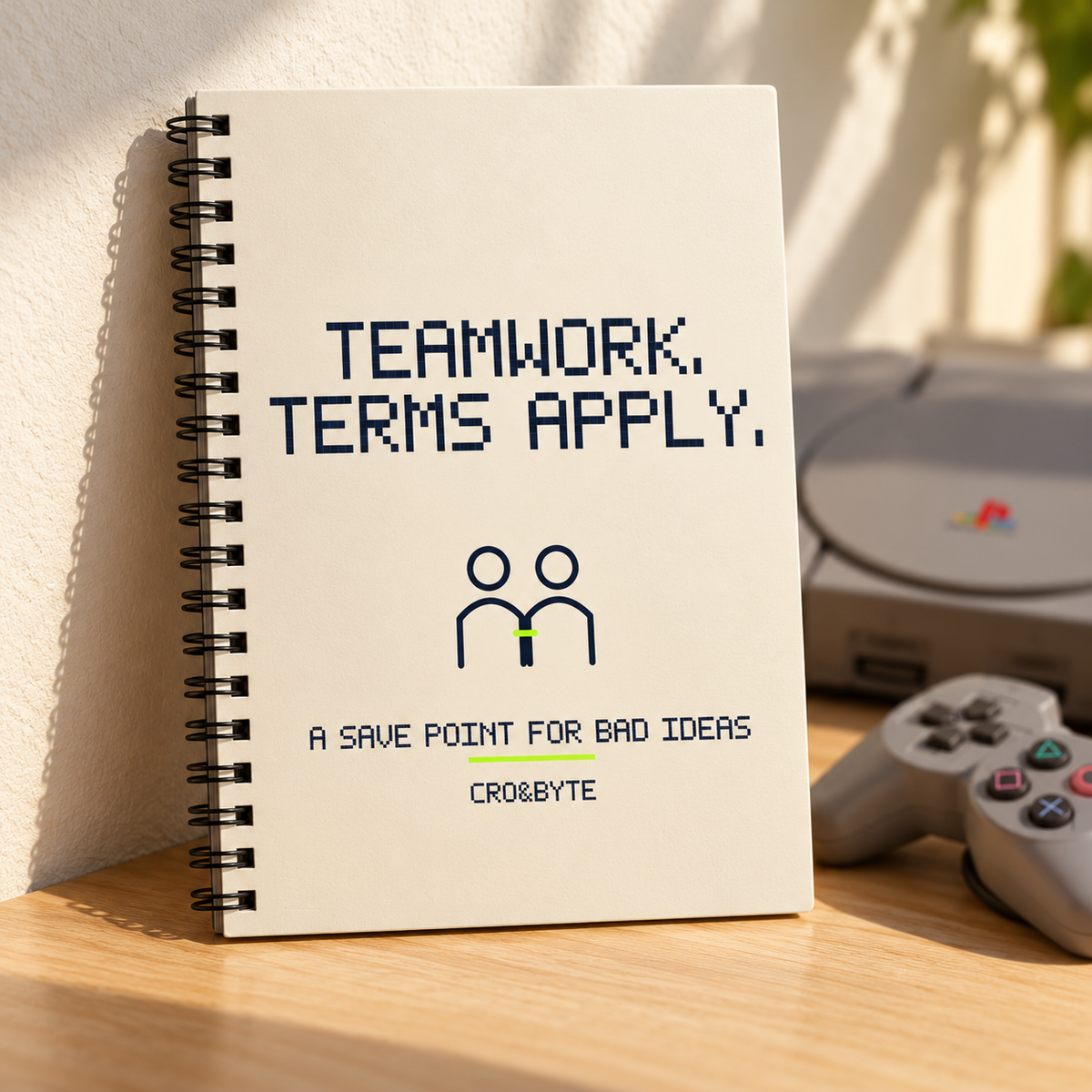 Teamwork Terms Apply — Notebook — Cream individual lifestyle photo