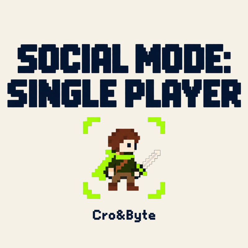 Social Mode Single Player — Cream corrected artwork preview for notebook