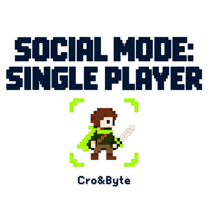 Social Mode Single Player — White corrected artwork preview for mug