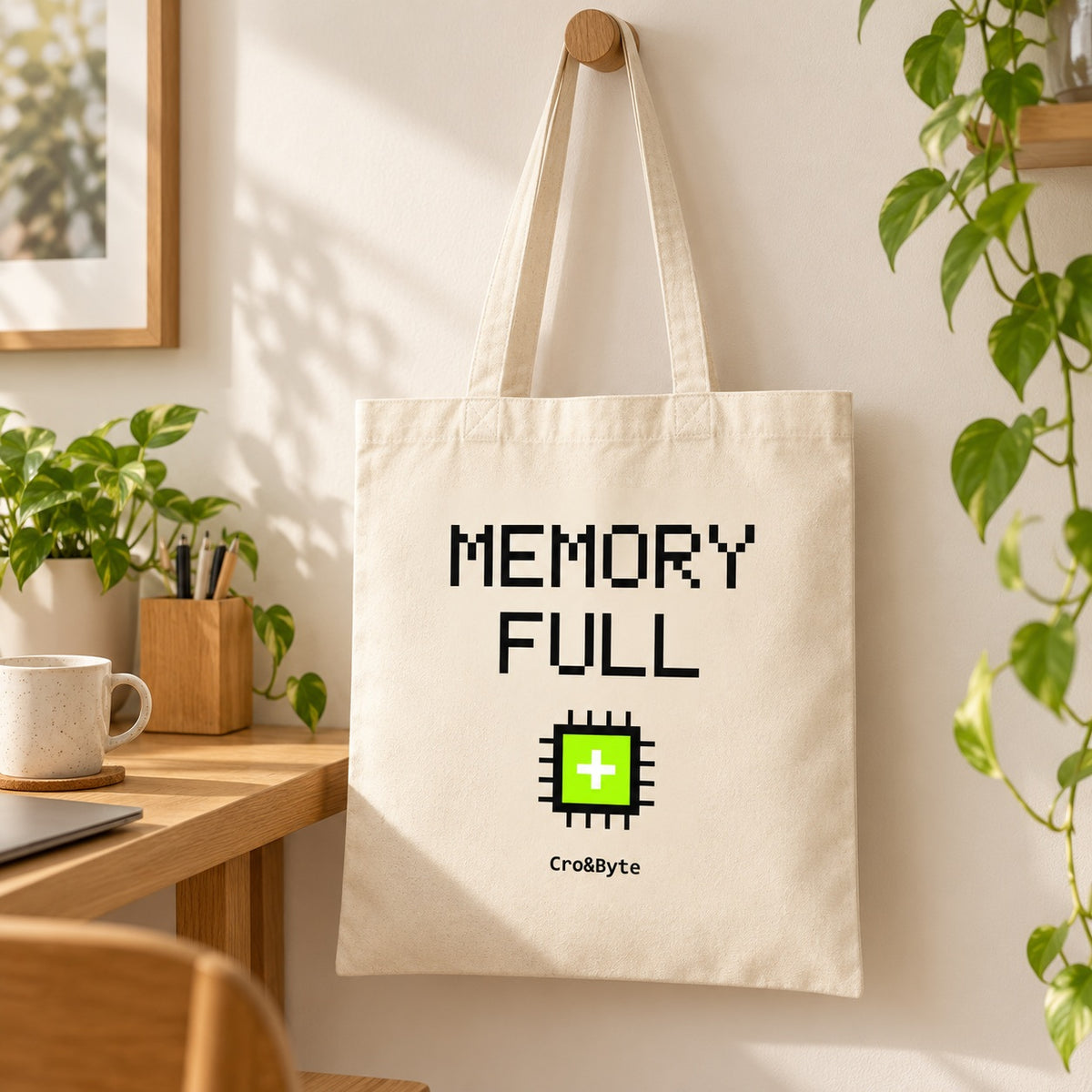 Memory Full — Original artwork preview for tote bag