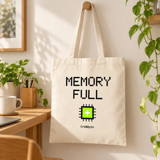 Memory Full — Original artwork preview for tote bag