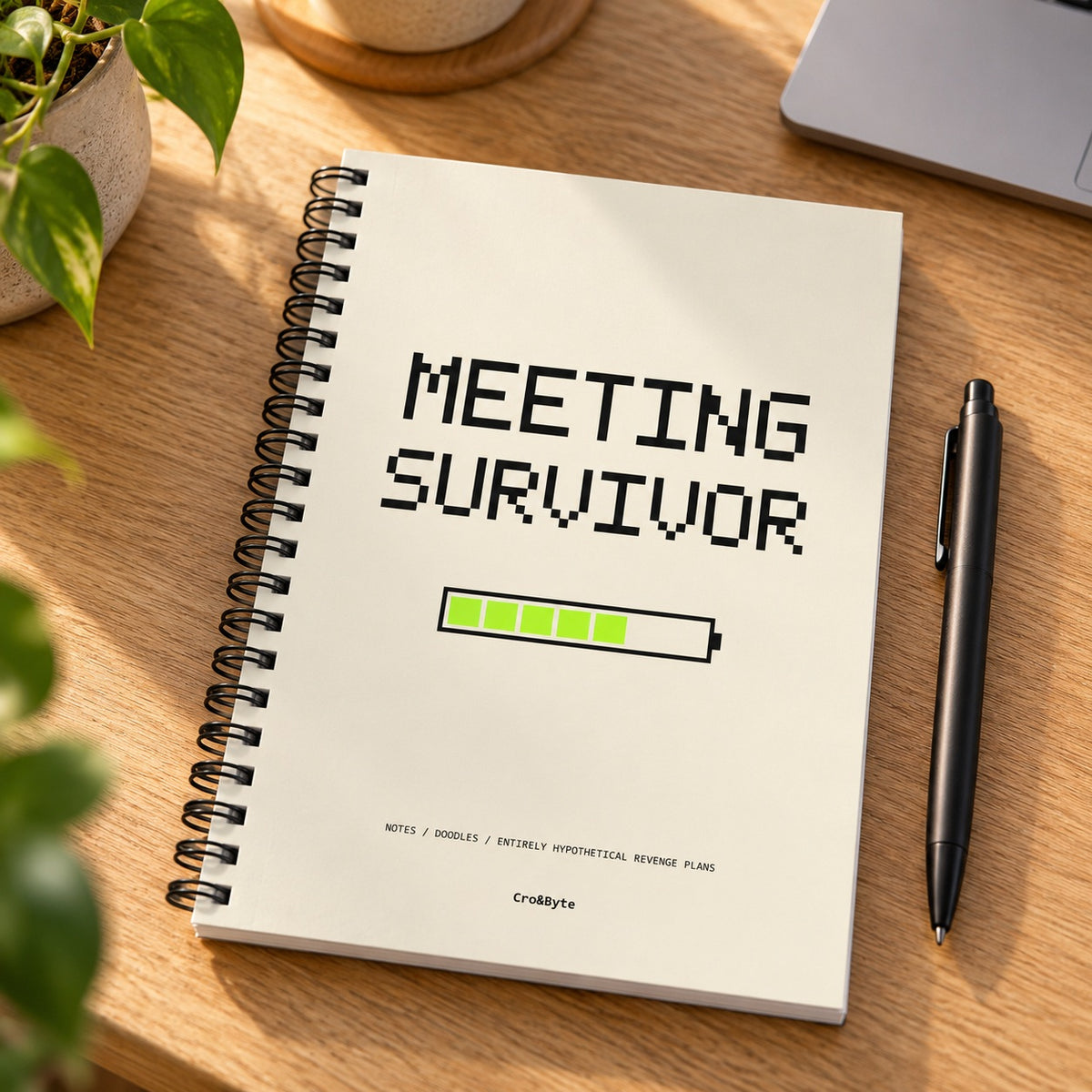 Meeting Survivor — Cream artwork preview for notebook