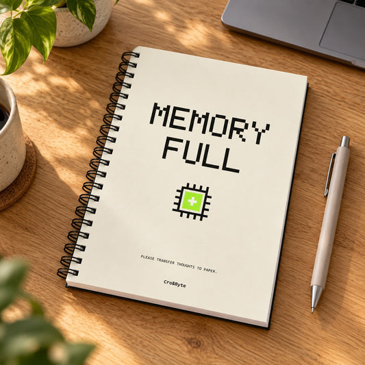 Memory Full — Cream artwork preview for notebook
