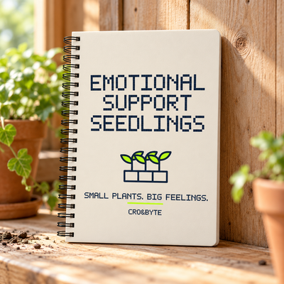 Emotional Support Seedlings — Notebook
