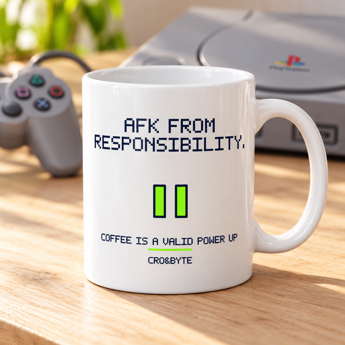 AFK From Responsibility — Mug — White individual lifestyle photo
