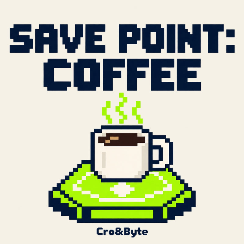 Save Point Coffee — Cream corrected artwork preview for tote