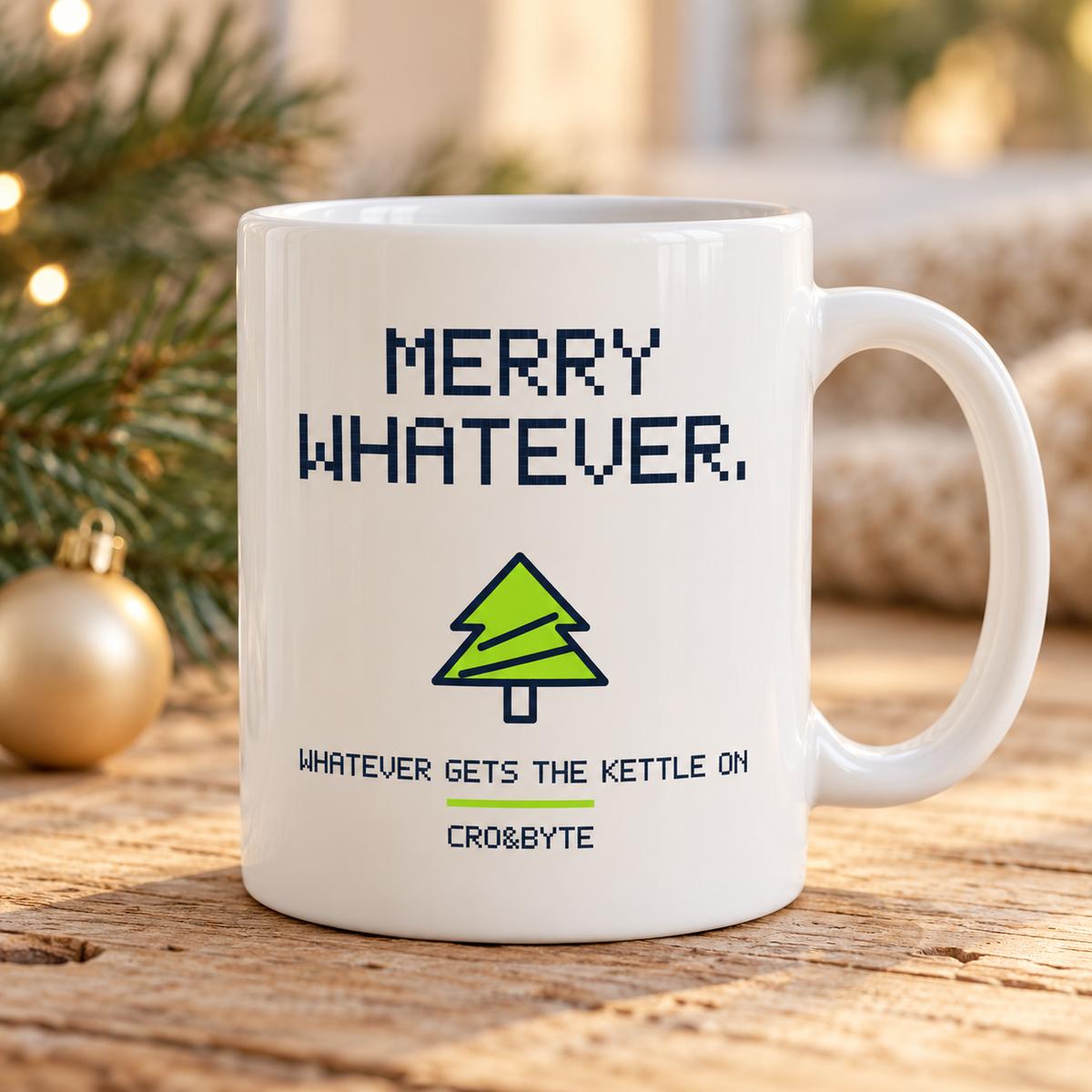 Merry Whatever — Mug — White individual lifestyle product image